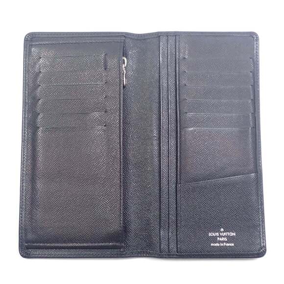 Louis Vuitton Taiga Portefeuille Brazza Bifold Long Wallet, Men's M32572, Ard...